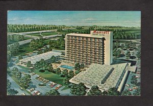 NJ Marriott Motor Hotel Saddle Brook New Jersey Postcard