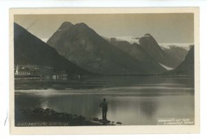 Norway - Fjaerlandsfjord ca 1908    RPPC