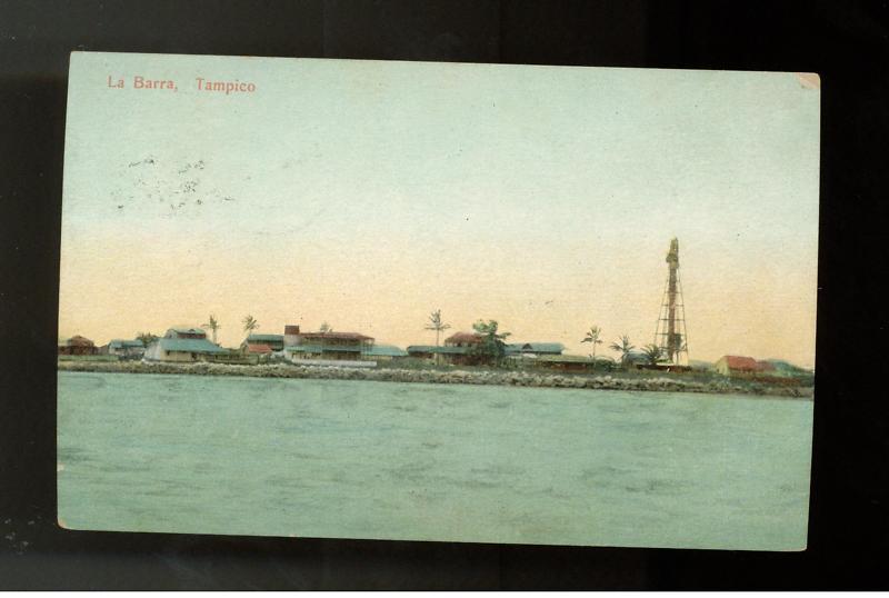 1907 La Barra Tampico Mexico Postcard Cover