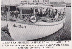 Deep Sea Fishing Boats Aspasia and Plastiras Tarpon Springs Florida