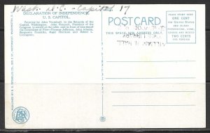 Washington DC - Declaration Of Independence - [DC-196]