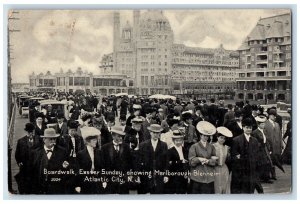 c1940s Boardwalk Easter Sunday Marlborough Blenheim Atlantic City NJ Postcard