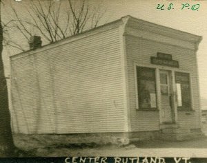 RPPC Rutland Vermont United States Post Office Building Unused UNP Postcard T10