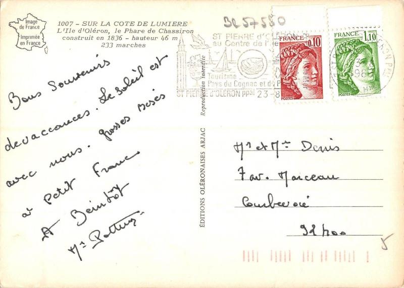 BR57550 L ile d oleron lighthouse phare