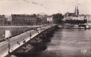 France Bayonne Le Pont St Esprit et la Cathedrale au fond la Rhune 1954 Real ...
