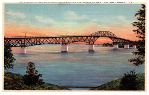 Vermont  Bridge over lake Champlain