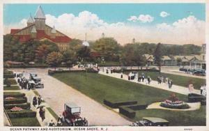 New Jersey Ocean Grove Ocean Pathway and Auditorium Curteich