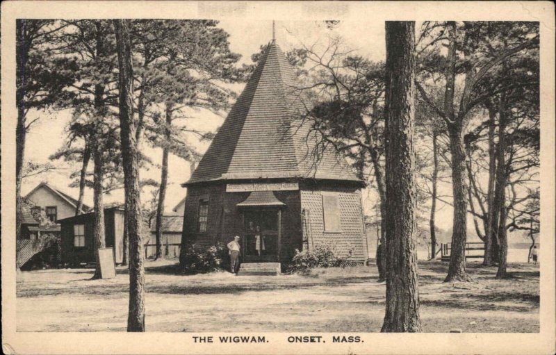 Onset Massachusetts MA The Wigwam Vintage Postcard