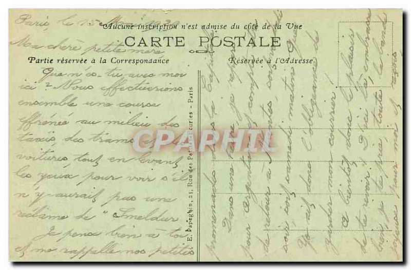 Old Postcard Paris La Madeleine