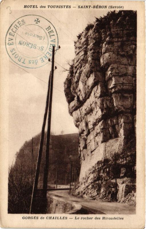 CPA  Hotel des Touristes - Saint-Béron (Savoie) -Gorges de Chailles ... (651690)