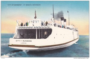 Ferry , CITY of Munising, ST IGNACE , Michigan , 30-40s