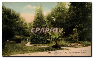 Old Postcard Montargis The garden of & # City 39hotel