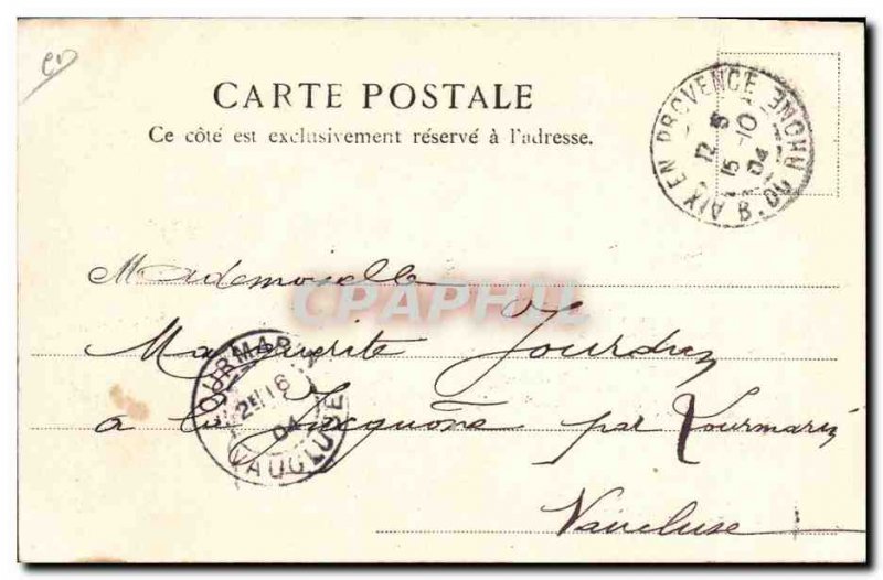 Old Postcard ticket Fifty Francs