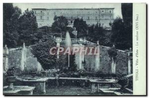 Old Postcard Tivoli Villa d & # 39Este Lo Scalone