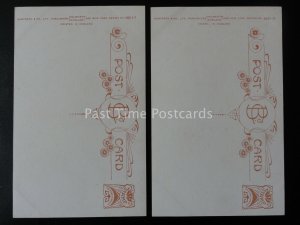 WW1 ABSENT Bamforth Song Cards set of 2 No 4861 /1/2