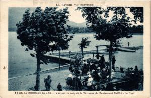 CPA Le BOURGET-du-LAC - Vue sur le Lac de la Terrasse du Restaurant.. (651509)