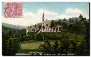 Czech - Johannisbad - Janske Lazne? - Blick auf die Katholische Kirsche - Old...