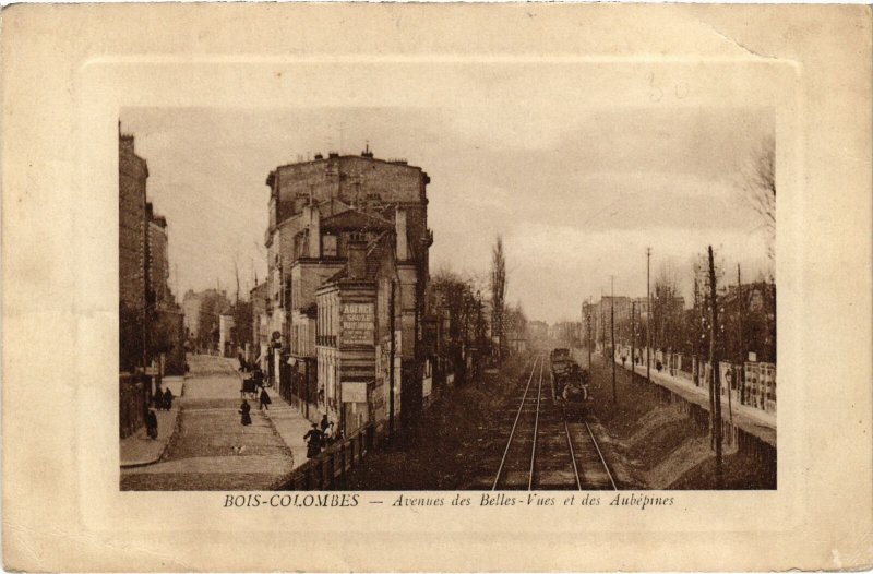 CPA Colombes Avenues des Belles Vues et des Abepines (1314524)