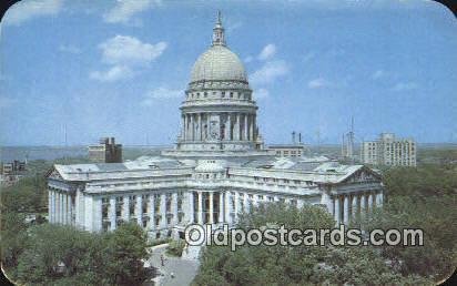 Madison, Wisconsin, WI State Capital USA Unused 