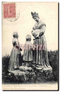 Old Postcard Dauphine Pilgrimage N D of the Galotte Aoparition