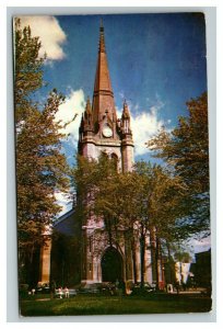 Vintage 1958 Postcard Trois-Rivières Assumption Cathedral Church Quebec Canada