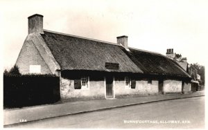 Vintage Postcard Burns' Cottage Alloway Ayr Thistle Down Series Maybole Scotland