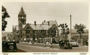 UK West Yorkshire 1950s Mechanics Institute Keighley RPPC Photo Postcard 22-5202