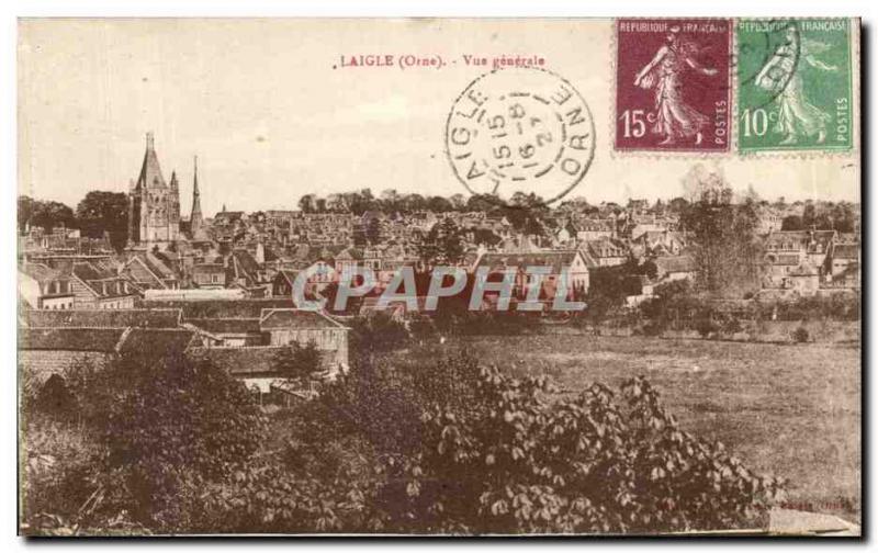 Old Postcard Laigle Vue Generale