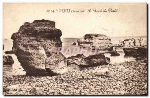 Old Postcard Yport La Roch From Rate