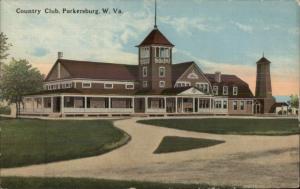 Parkersburg WV Country Club c1910 Postcard