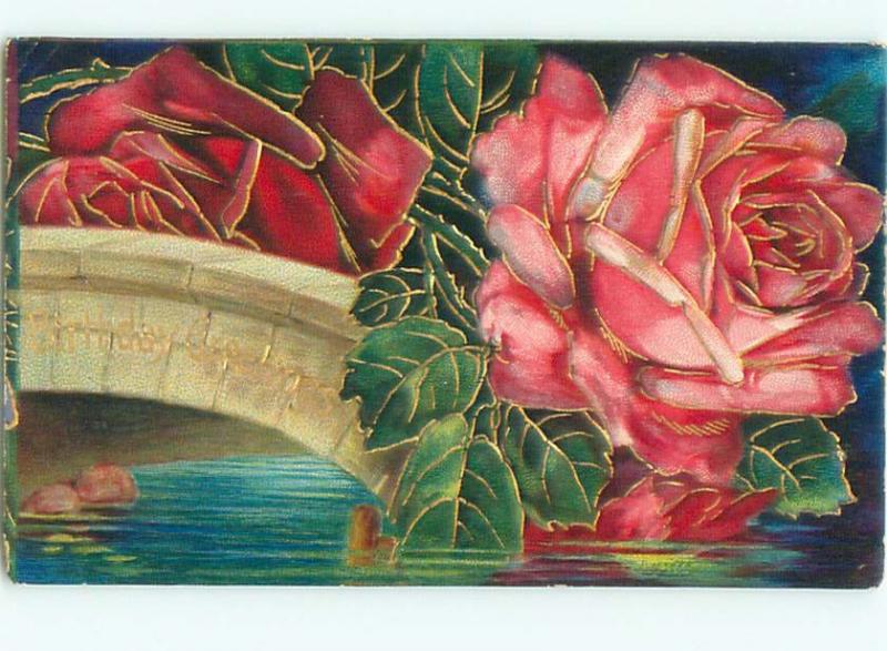 Divided-Back BEAUTIFUL FLOWERS SCENE Great Postcard AA2895