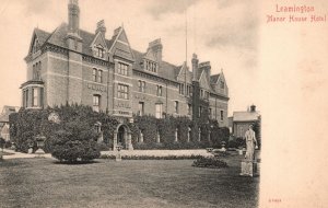 Vintage Postcard 1900's Leamington Manor House Hotel England UK