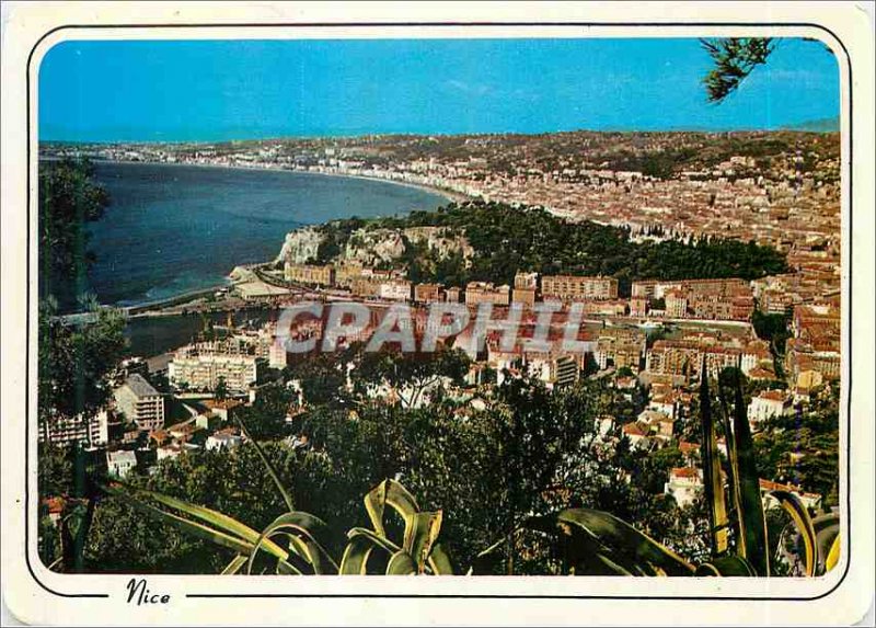 Postcard Modern Reflections of the French Riviera Nice (Alpes Maritimes) Pano...