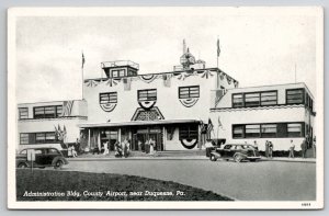 Administration Building County Airport Near Duquesne Pittsburgh PA Postcard I23