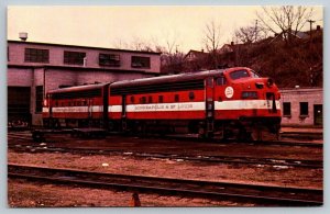 Railroad Locomotive Postcard - Minneapolis & St. Louis Railroad