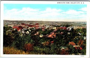 Postcard PANORAMIC SCENE Valley City North Dakota ND AL7592