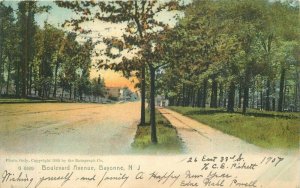 New Jersey Bayonne Boulevard  Avenue 1907 Postcard Rotograph G 6599 22-1927