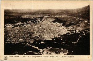 CPA AK MAROC Vue aerienne de FEZ-BAALI et FEZ-DJEDID (219222)