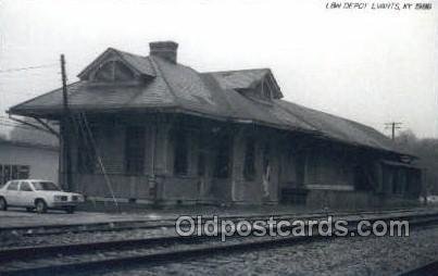 L and W Depot, Evarts, KY, USA Kodak Real Photo Paper Train Railroad Station ...