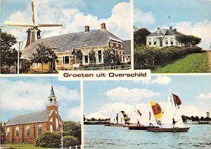 Groeten uit Overschild Holland Postal Used Unknown 