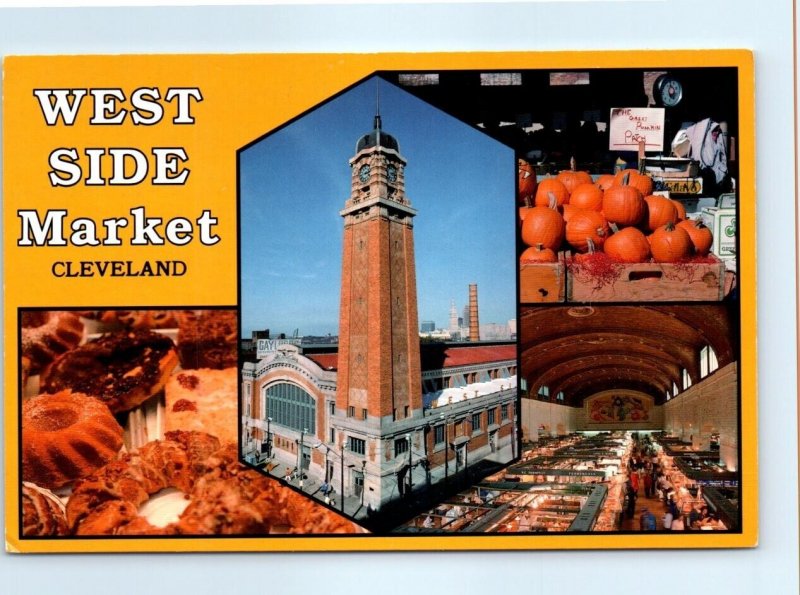 Postcard - West Side Market - Cleveland, Ohio
