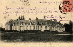 CPA GAMBAIS - Chateau de Neuville - (Vue prise de la route de Bourdonn (102470)