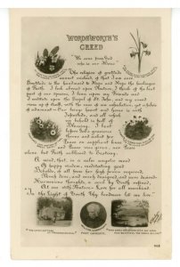 Wordsworth's Creed    *RPPC