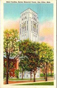 Postcard TOWER SCENE Ann Arbor Michigan MI AL4460