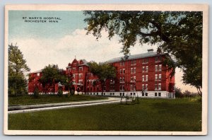 Rochester Minnesota~Panorama St Mary's Hospital~Mayo Clinic~Swing~Vintage PC