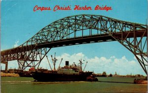 Corpus Christi Harbor Bridge Texas Vintage Postcard C211