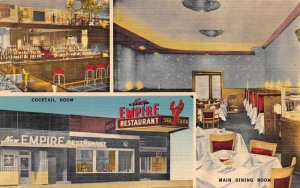 Hartford Connecticut New Empire Restaurant Vintage Postcard AA58308