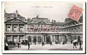 Old Postcard Paris Palais Royal