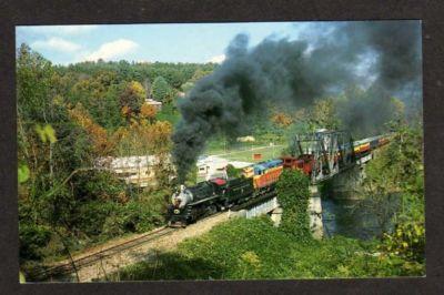 NC Great Smoky Mts Mountains Railroad Train BRYSON CITY NORTH CAROLINA