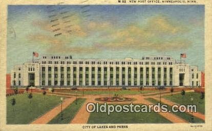 Minneapolis, MN USA Post Office 1952 